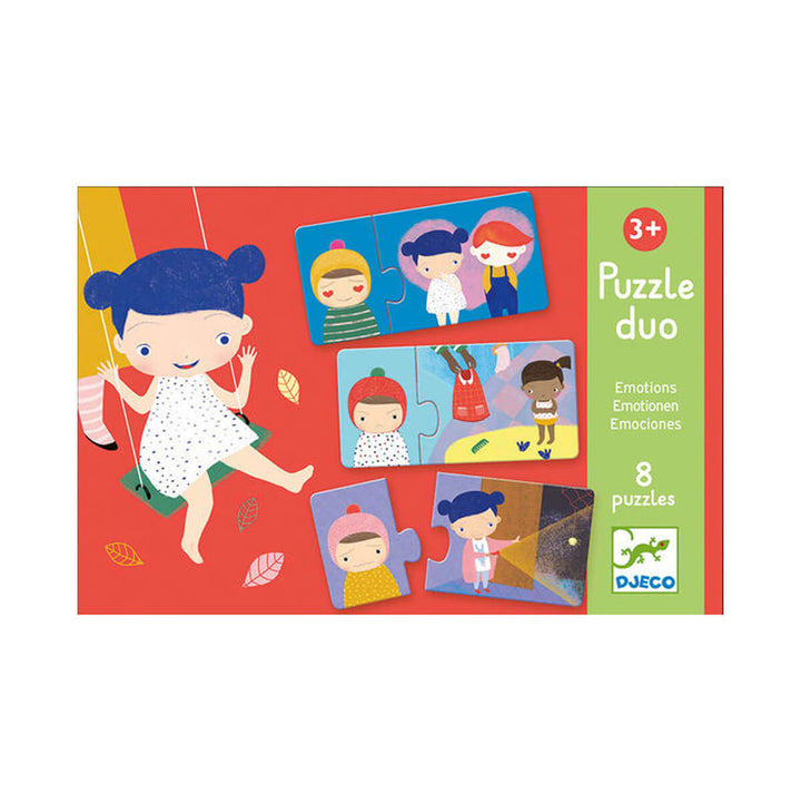 Djeco Duo Puzzle Djeco Puzzles Emotions at Little Earth Nest Eco Shop