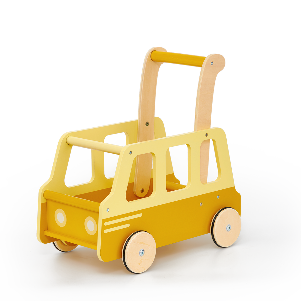 Moover Line Yellow or Pink Bus Walker – Little Earth Nest