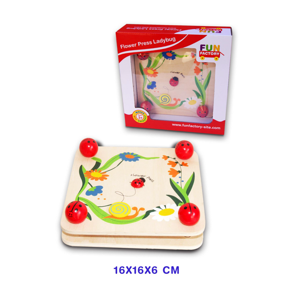Wooden Flower Press for Kids by Fun Factory Fun Factory Activity Toys at Little Earth Nest Eco Shop