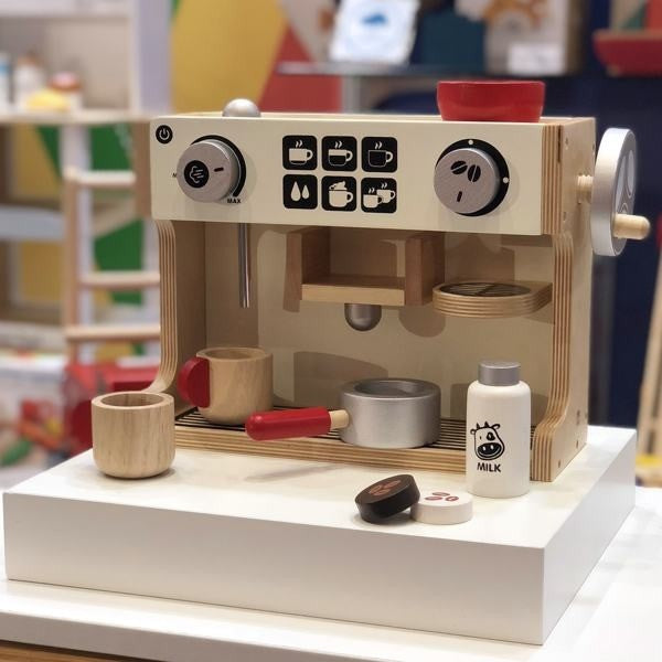 I'm Toy Barista Coffee Machine Im Toy Pretend Play at Little Earth Nest Eco Shop
