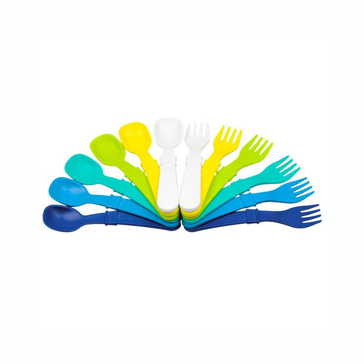 Replay 6 Piece Sets in Bold Replay Dinnerware Utensil at Little Earth Nest Eco Shop