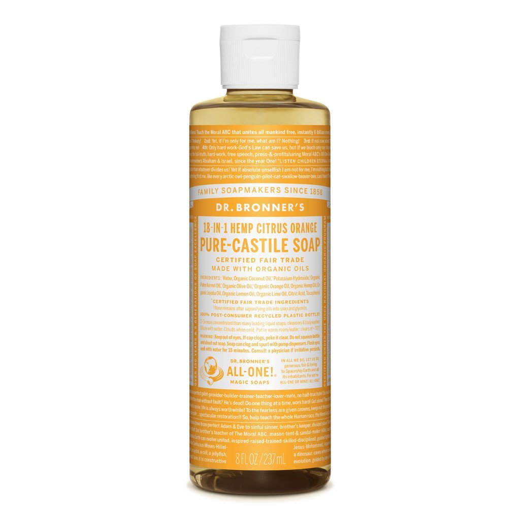 Dr Bronners Castille Soap Citrus Little Earth Nest