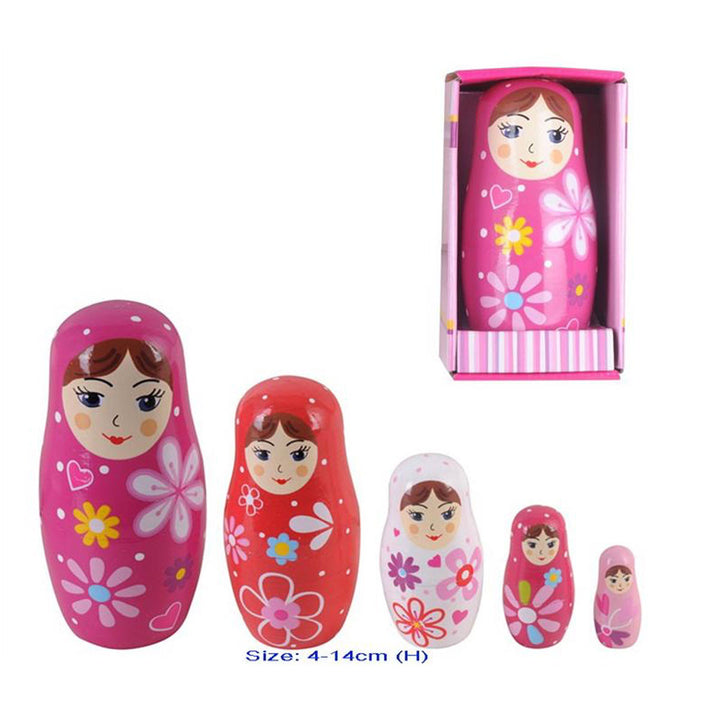 Fun Factory Wooden Nesting Dolls Fun Factory Activity Toys Princess at Little Earth Nest Eco Shop