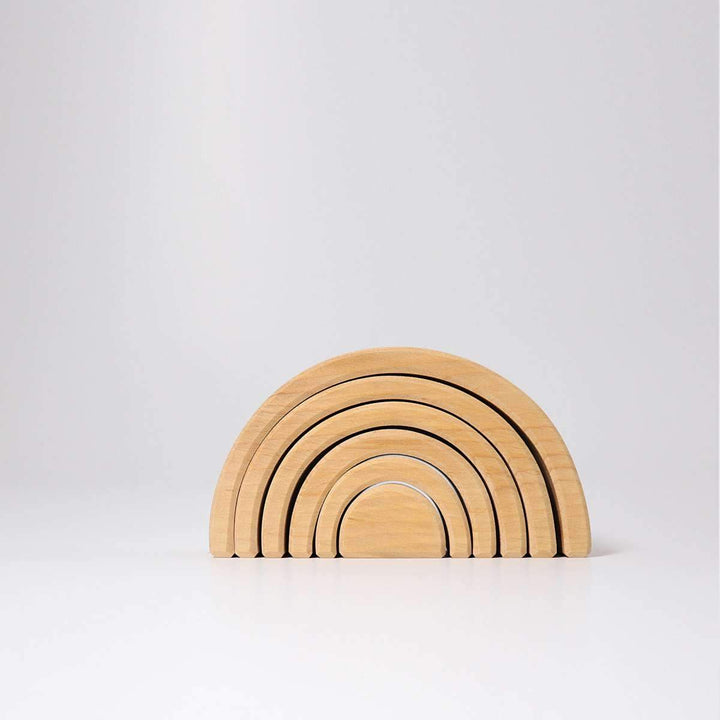 Grimms Natural Wooden Rainbow Grimms Wooden Blocks at Little Earth Nest Eco Shop