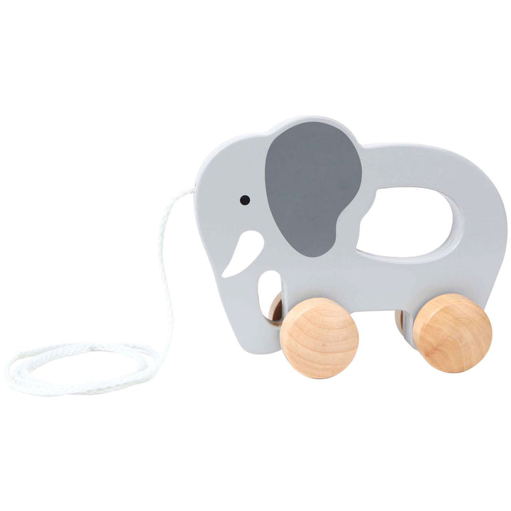 Hape Push and Pull Toy Hape Push and Pull Toys Elephant at Little Earth Nest Eco Shop