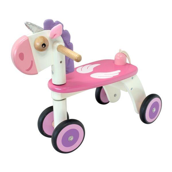 Purple horn unicorn riding toy online
