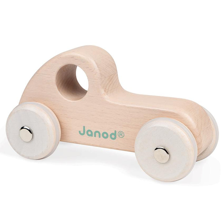 Janod Cocoon Wooden Toy Cars Janod Play Vehicles Natural Truck at Little Earth Nest Eco Shop
