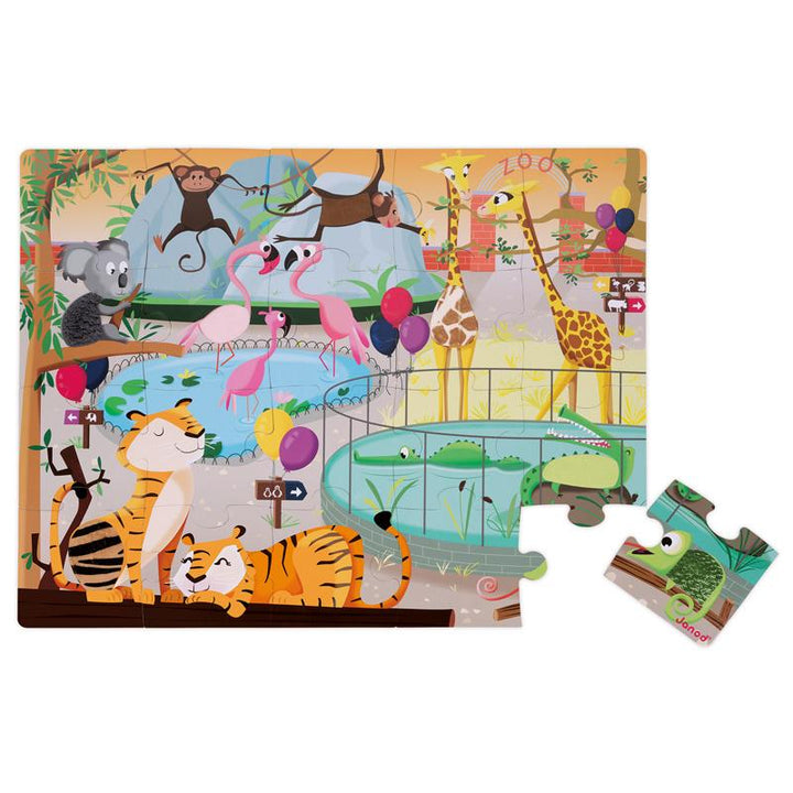 Janod Touch and Feel Puzzle Janod Puzzles at Little Earth Nest Eco Shop