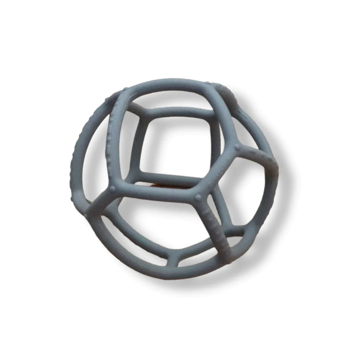 Jellystone Designs Silicone Sensory Ball Jellystone Designs Baby Activity Toys Grey at Little Earth Nest Eco Shop