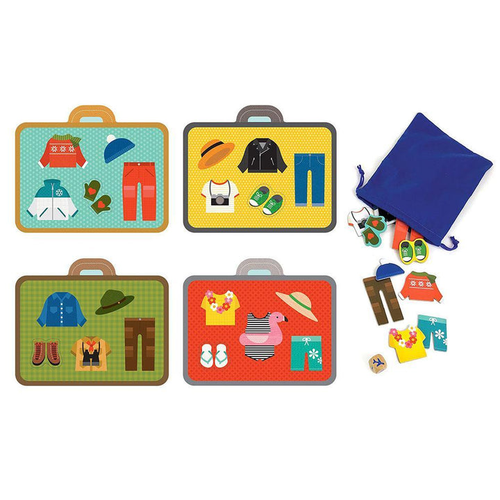 Petit Collage Pack Your Bags Board Game Petit Collage Games at Little Earth Nest Eco Shop