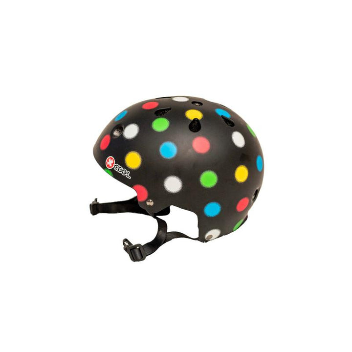 Kidzamo Helmet Kidzamo Helmets Extra Small / Black with Colourful Dots at Little Earth Nest Eco Shop
