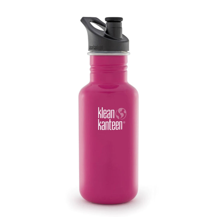 Klean Kanteen Stainless Steel Classic Water Bottle Klean Kanteen Water Bottles 532ml 18oz / Wild Orchid at Little Earth Nest Eco Shop