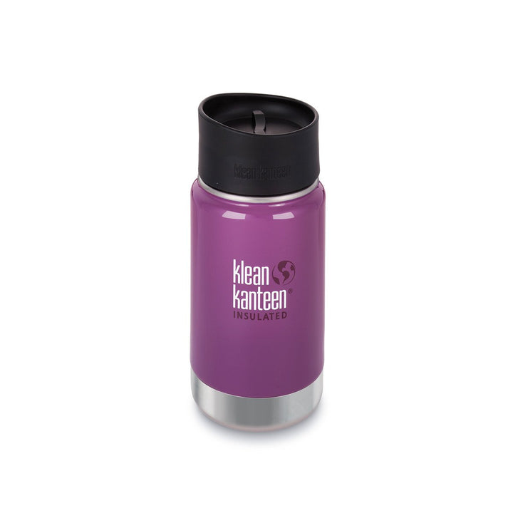 Klean Kanteen Wide Mouth Insulated Stainless Steel Water Bottle Klean Kanteen Water Bottles 355ml 12oz / Wild Grape at Little Earth Nest Eco Shop