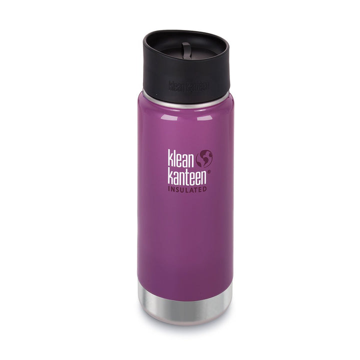 Klean Kanteen Wide Mouth Insulated Stainless Steel Water Bottle Klean Kanteen Water Bottles 473ml 16oz / Wild Grape at Little Earth Nest Eco Shop