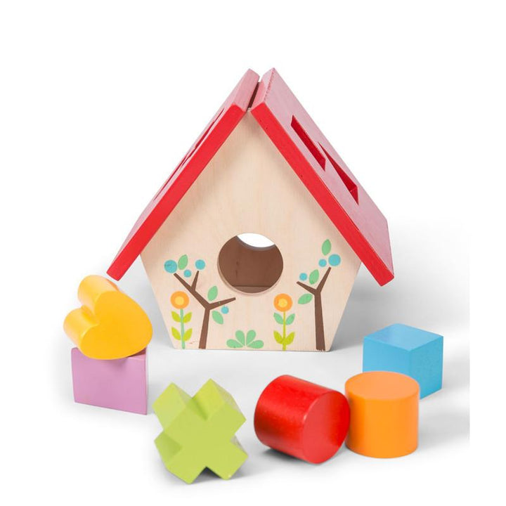 Le Toy Van Bird House Shape Sorter Le Toy Van Baby Activity Toys at Little Earth Nest Eco Shop