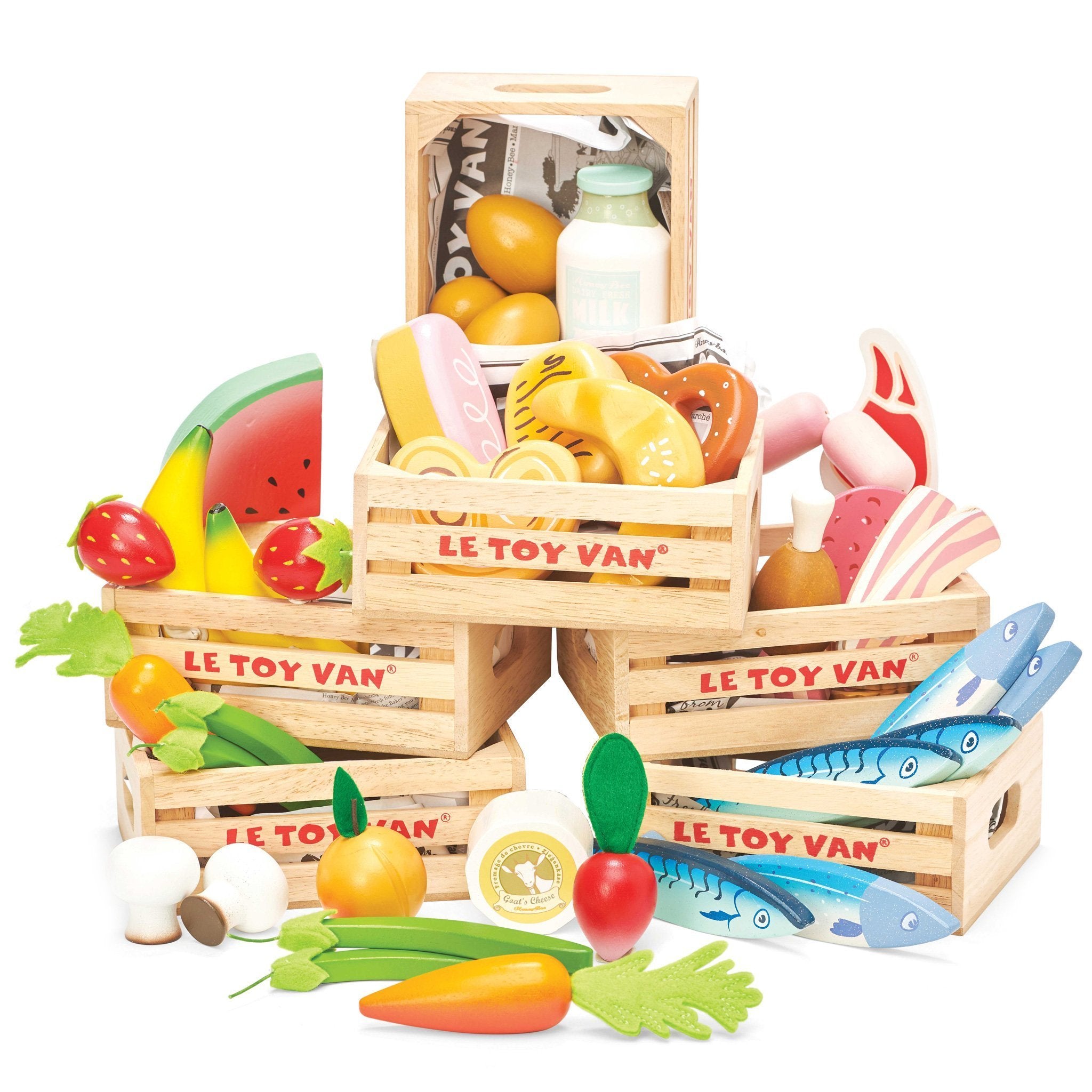 Le toy sale van vegetables