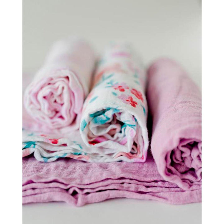 Cotton Muslin Swaddles - 3 Pack Little Unicorn Bath and Body at Little Earth Nest Eco Shop