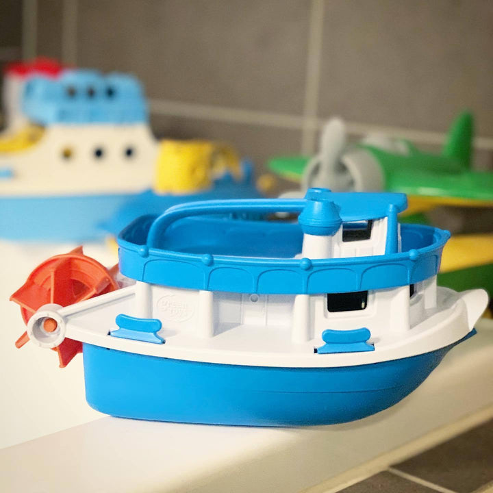 Green Toys Paddle Boat Green Toys Play Vehicles at Little Earth Nest Eco Shop