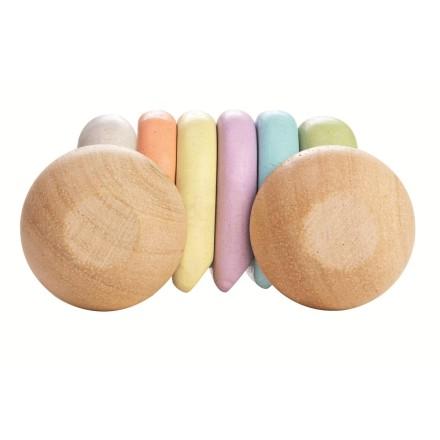 Plan Toys Pastel Baby Car PlanToys Rattles at Little Earth Nest Eco Shop