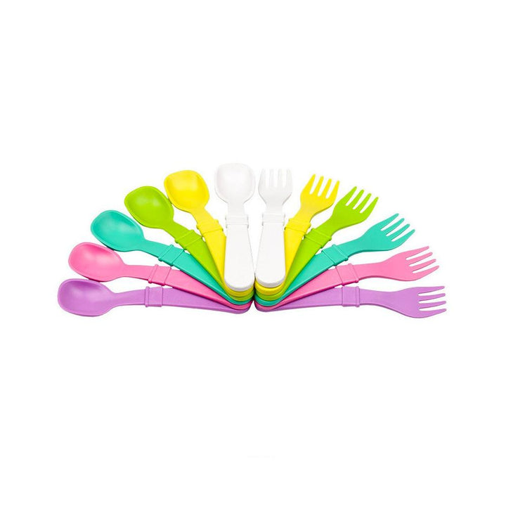 Replay 6 Piece Sets in Bright Replay Dinnerware Utensils at Little Earth Nest Eco Shop