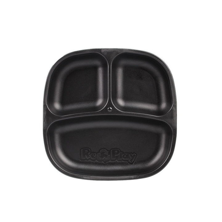 Replay Divided Plate Replay Dinnerware Black at Little Earth Nest Eco Shop