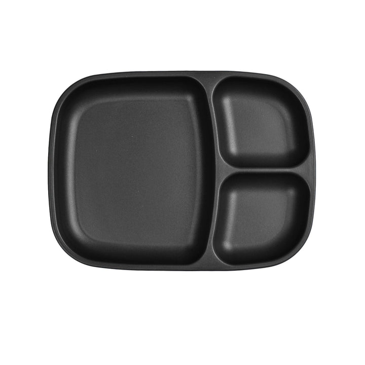 Large Replay Divided Plate Replay Dinnerware Black at Little Earth Nest Eco Shop