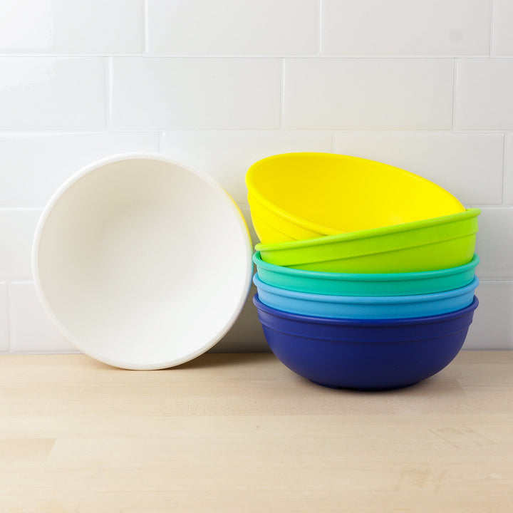 Replay 6 Piece Sets in Bold Replay Dinnerware Large Bowls at Little Earth Nest Eco Shop