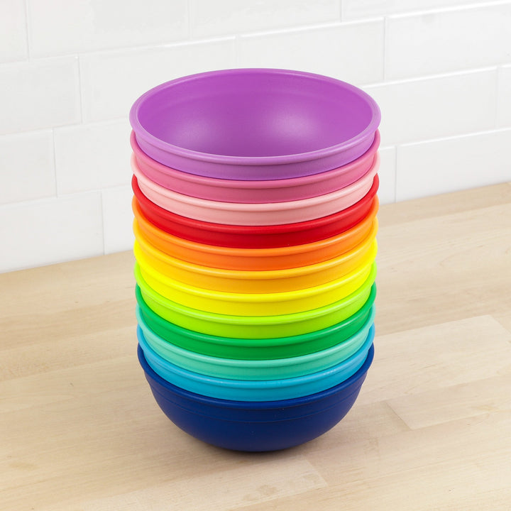 Replay 12 Piece Sets Rainbow Replay Dinnerware Large Bowls at Little Earth Nest Eco Shop