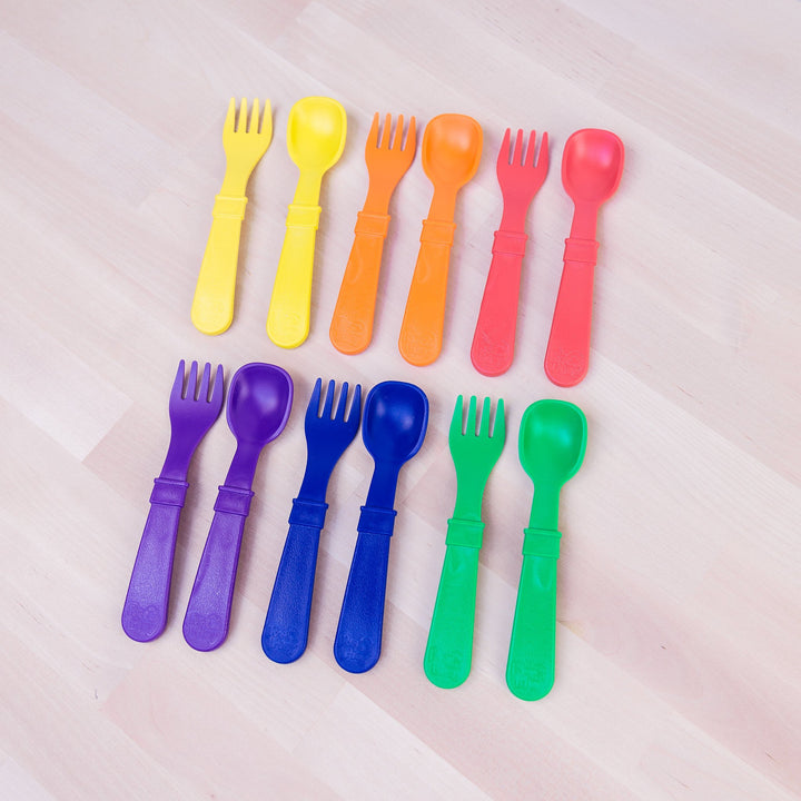 Replay 6 Piece Sets Crayon Box Replay Dinnerware Utensils at Little Earth Nest Eco Shop
