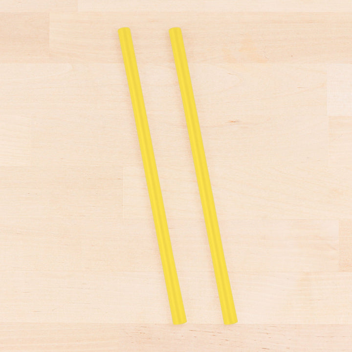 Replay Silicone Straw Replay Dinnerware Yellow at Little Earth Nest Eco Shop