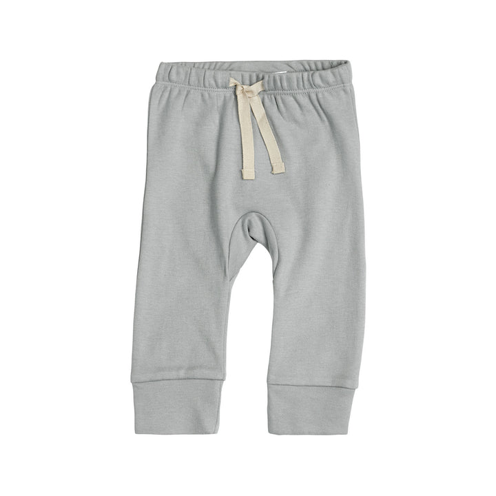Sapling Child Essentials Heart Pants Sapling Child Baby & Toddler Clothing 3-6M / Dove Grey at Little Earth Nest Eco Shop