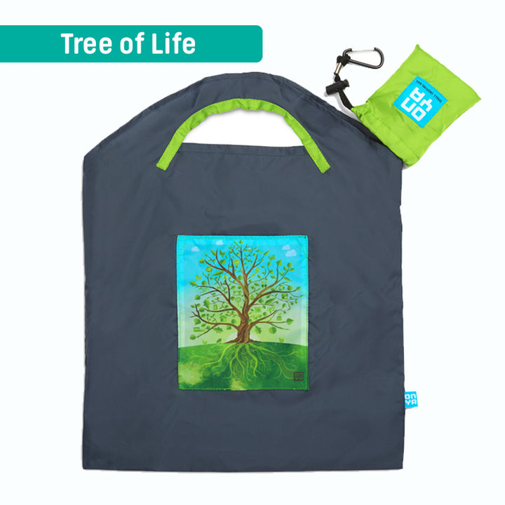 Onya Reusable Shopping Bag Onya Lifestyle Small / Pink Retro at Little Earth Nest Eco Shop