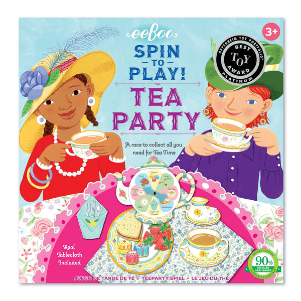 Tea Party Board Game Eeboo Games at Little Earth Nest Eco Shop