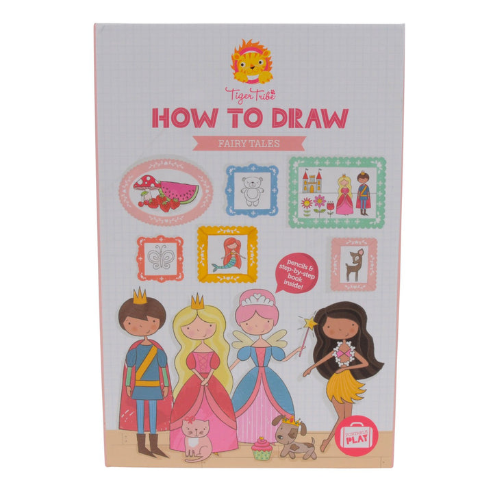 Tiger Tribe How to Draw Set Tiger Tribe Art and Craft Kits Fairy Tales at Little Earth Nest Eco Shop