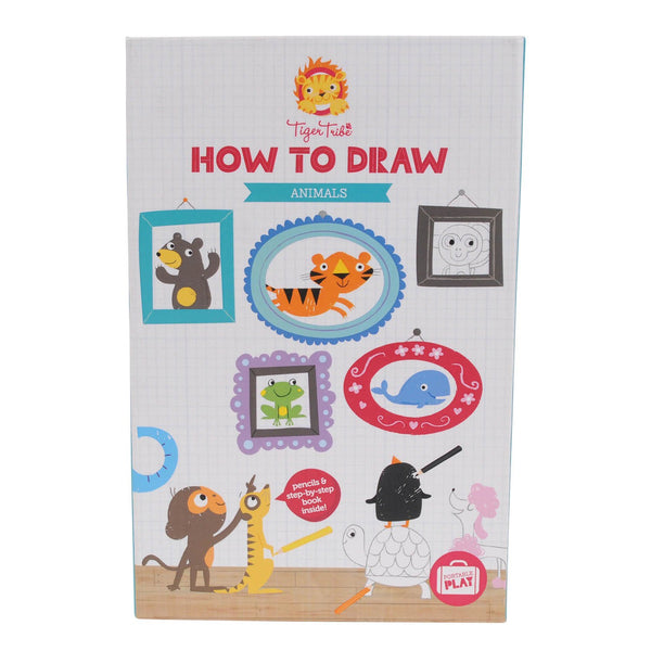 Tiger Tribe How to Draw Set Tiger Tribe Art and Craft Kits Animals at Little Earth Nest Eco Shop