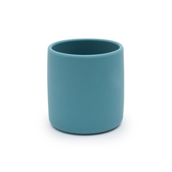 We Might Be Tiny Grip Cup We Might Be Tiny Dinnerware Blue Dusk at Little Earth Nest Eco Shop