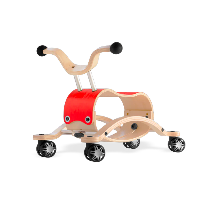 Wishbone Mini Flip Racer with Race Base Wishbone Australia Toys Red at Little Earth Nest Eco Shop