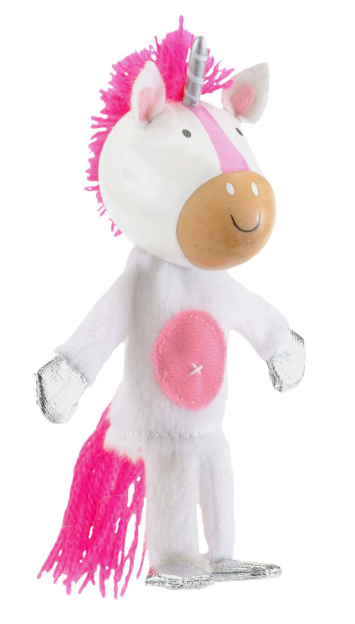 Boutique Finger Puppets Fiesta Crafts Toys Unicorn at Little Earth Nest Eco Shop