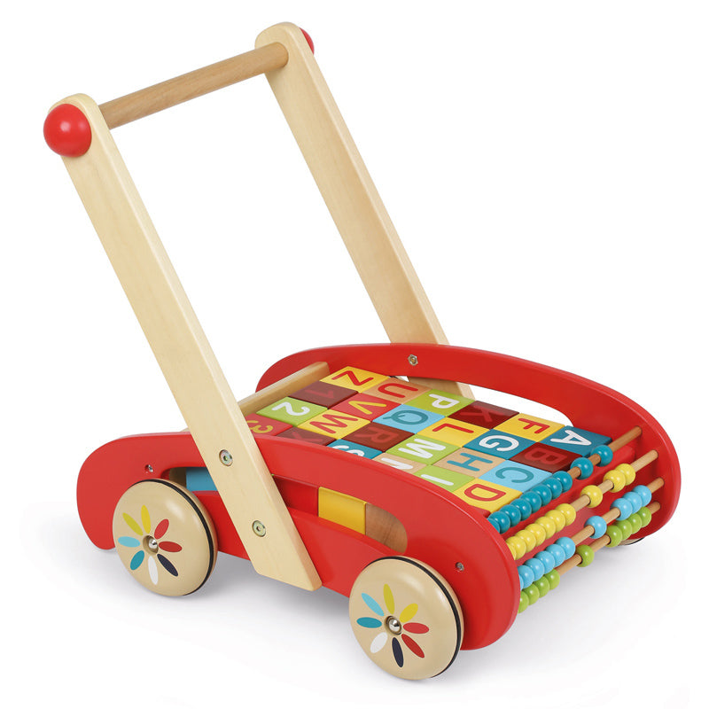 Janod ABC Walker Janod Baby Walkers and Entertainers at Little Earth Nest Eco Shop Geelong Online Store Australia