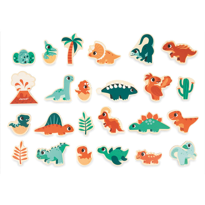 Janod Wooden Magnets - 24 Pcs Janod Magnet Toys at Little Earth Nest Eco Shop