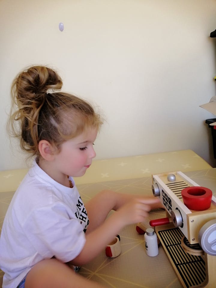 I'm Toy Barista Toy Coffee Machine Im Toy Pretend Play at Little Earth Nest Eco Shop Geelong Online Store Australia