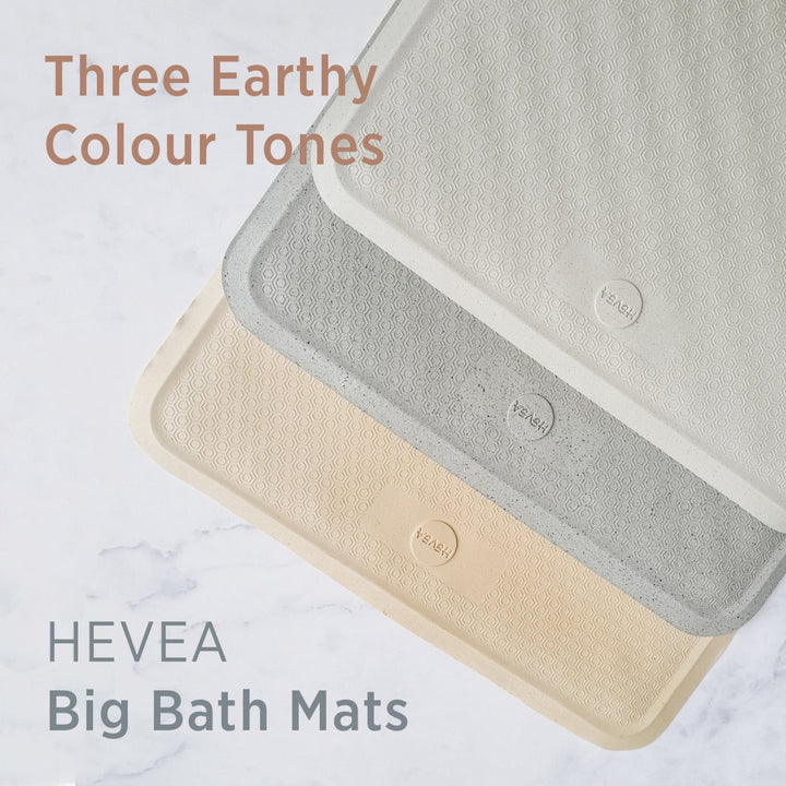 Hevea Upcycled Natural Rubber Bath Mat Large Hevea Baby Bath and Body at Little Earth Nest Eco Shop