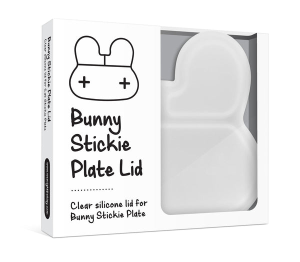 We Might Be Tiny Bunny Stickie Plate Cover We Might Be Tiny Baby Feeding at Little Earth Nest Eco Shop Geelong Online Store Australia