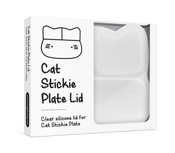 We Might Be Tiny Cat Stickie Plate Cover We Might Be Tiny Baby Feeding at Little Earth Nest Eco Shop Geelong Online Store Australia