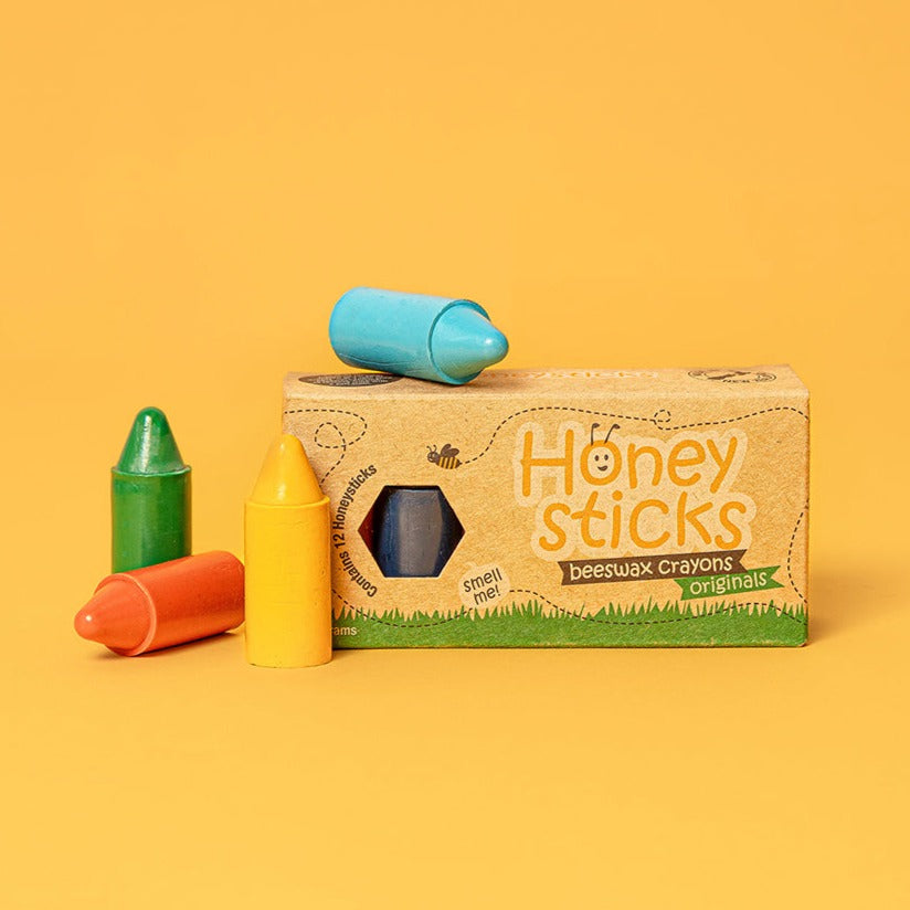 Honeysticks Beeswax Crayons Set Honeysticks Crayons at Little Earth Nest Eco Shop Geelong Online Store Australia