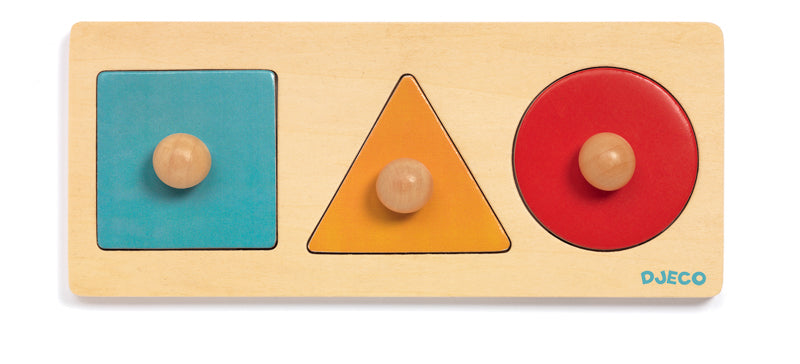 Djeco Formabasic Wooden Shapes Puzzle Djeco Puzzles at Little Earth Nest Eco Shop Geelong Online Store Australia