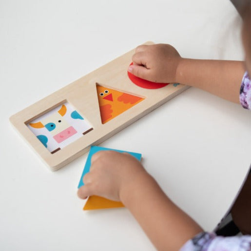 Djeco Formabasic Wooden Shapes Puzzle Djeco Puzzles at Little Earth Nest Eco Shop Geelong Online Store Australia