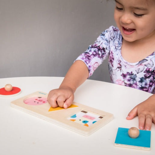 Djeco Formabasic Wooden Shapes Puzzle Djeco Puzzles at Little Earth Nest Eco Shop Geelong Online Store Australia