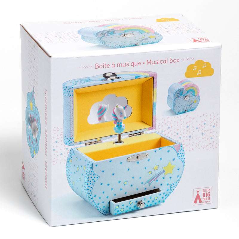 Djeco Unicorn Music Box Djeco Musical Toys at Little Earth Nest Eco Shop Geelong Online Store Australia
