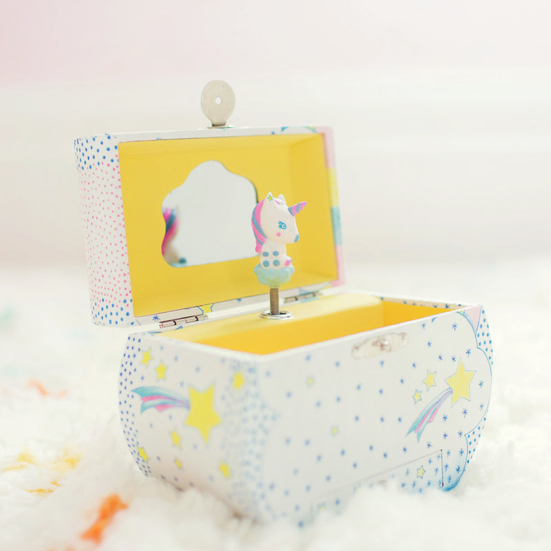 Djeco Unicorn Music Box Djeco Musical Toys at Little Earth Nest Eco Shop Geelong Online Store Australia